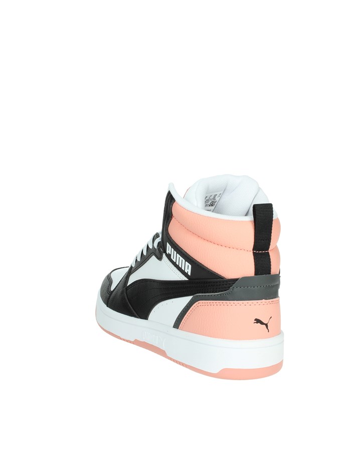 SNEAKERS ALTA 393831 BIANCO/NERO/ROSA