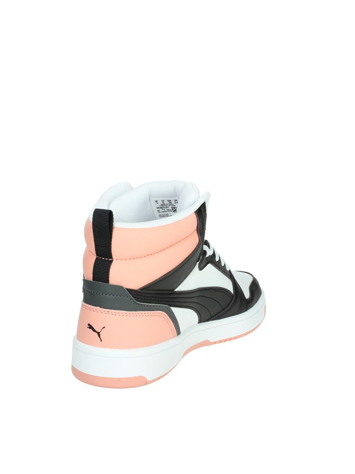 SNEAKERS ALTA 393831 BIANCO/NERO/ROSA