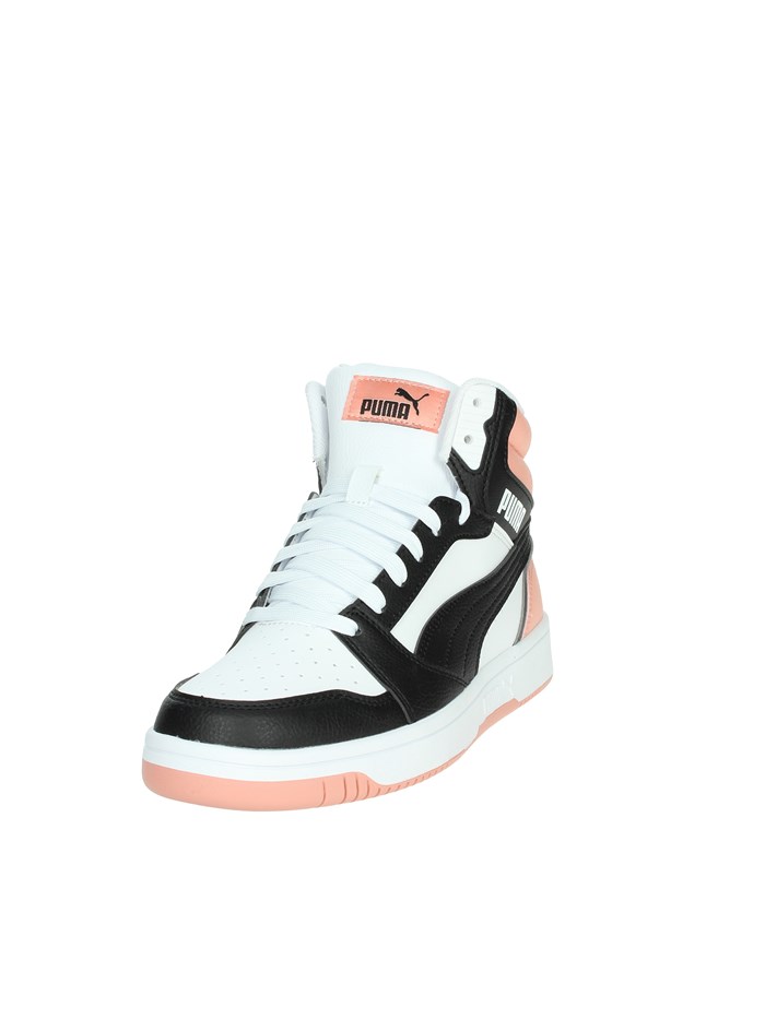 SNEAKERS ALTA 393831 BIANCO/NERO/ROSA