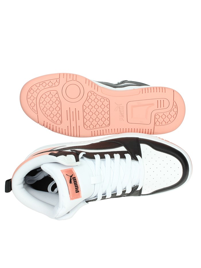 SNEAKERS ALTA 393831 BIANCO/NERO/ROSA