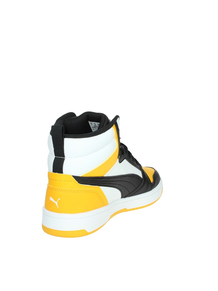 SNEAKERS ALTA 393831 BIANCO/GIALLO