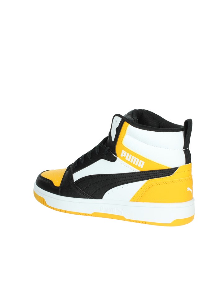 SNEAKERS ALTA 393831 BIANCO/GIALLO