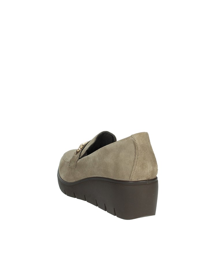 MOCASSINO TACCO 655241 TAUPE