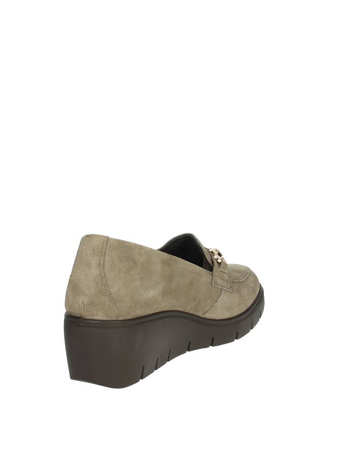 MOCASSINO TACCO 655241 TAUPE