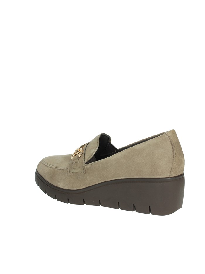 MOCASSINO TACCO 655241 TAUPE