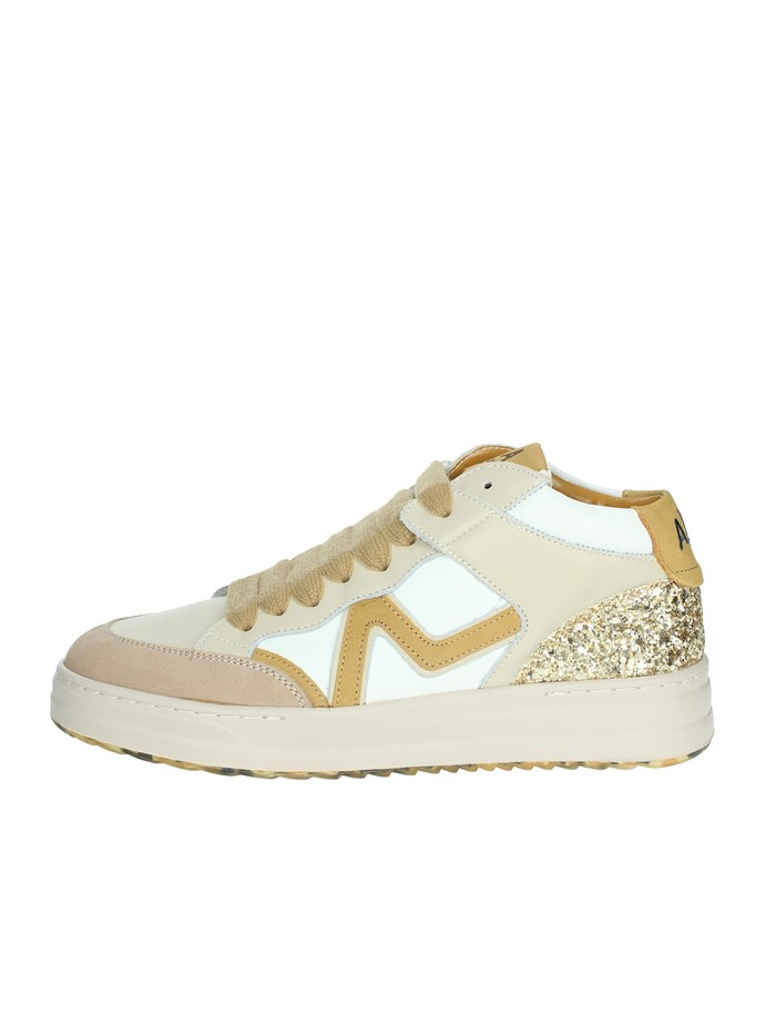 SNEAKERS ALTA AC-034 BEIGE/BIANCO