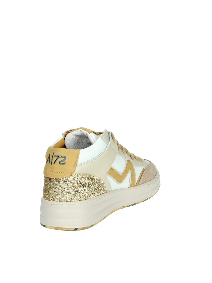 SNEAKERS ALTA AC-034 BEIGE/BIANCO