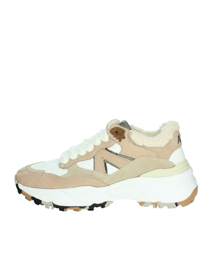 SNEAKERS BASSA AC-040 BIANCO/BEIGE