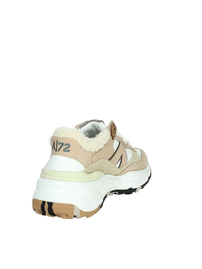 SNEAKERS BASSA AC-040 BIANCO/BEIGE