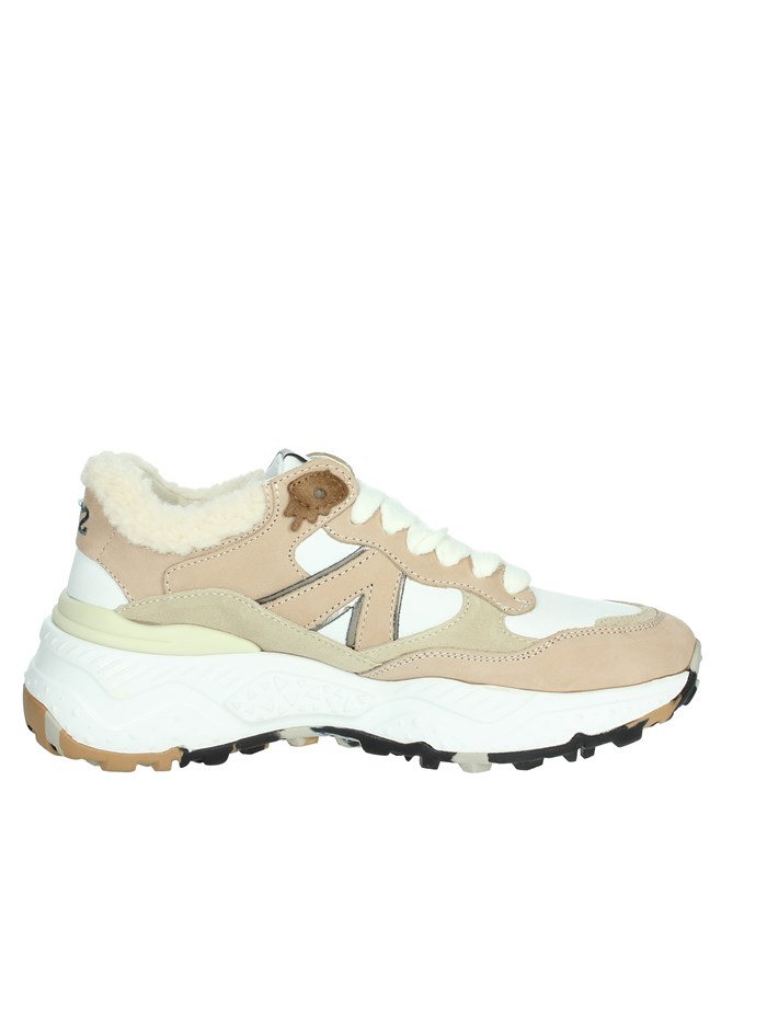 SNEAKERS BASSA AC-040 BIANCO/BEIGE