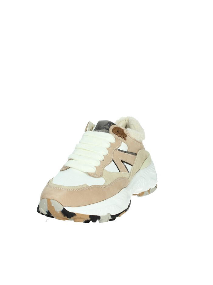 SNEAKERS BASSA AC-040 BIANCO/BEIGE