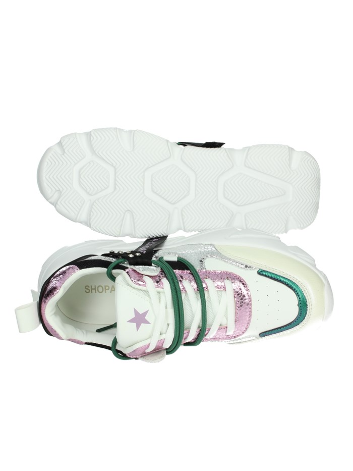 SNEAKERS BASSA SASF240928 BIANCO/FUCSIA