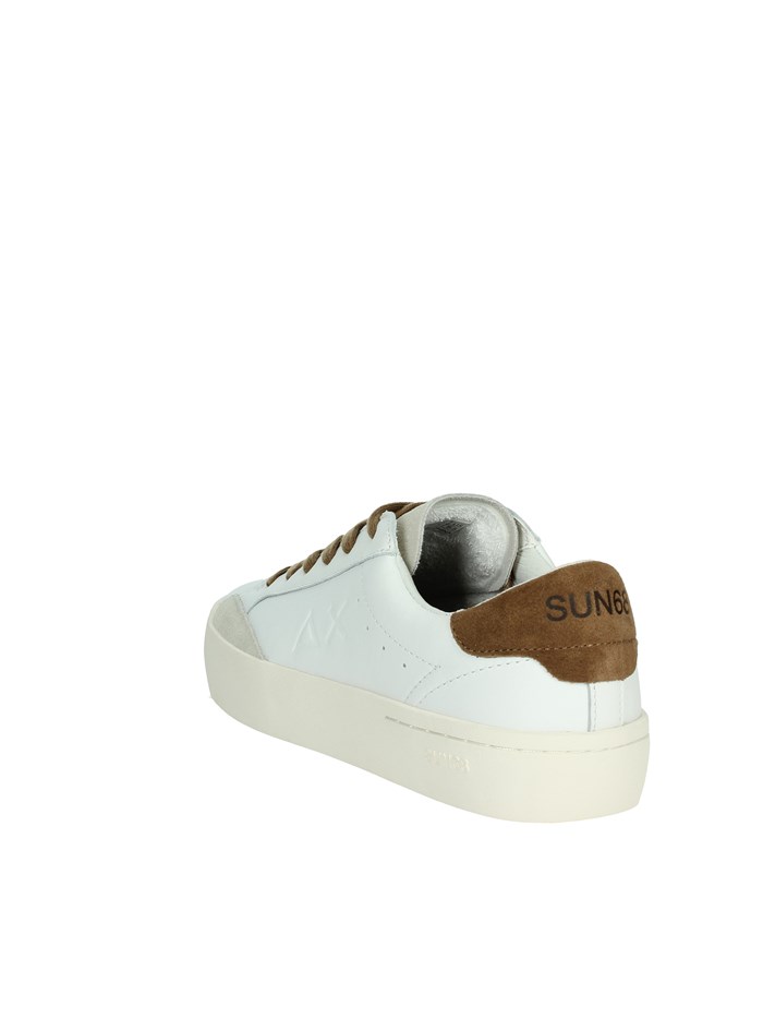 SNEAKERS BASSA Z44125 BIANCO/CUOIO