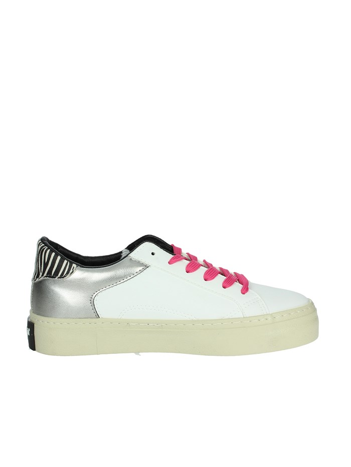 SNEAKERS BASSA DFSH367016 BIANCO/ARGENTO