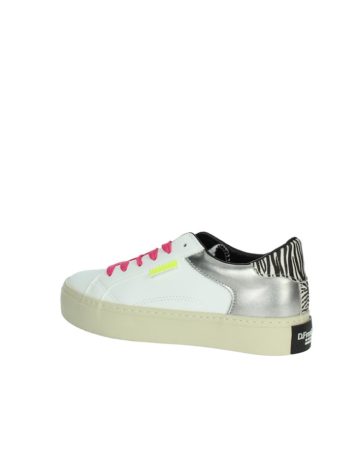 SNEAKERS BASSA DFSH367016 BIANCO/ARGENTO