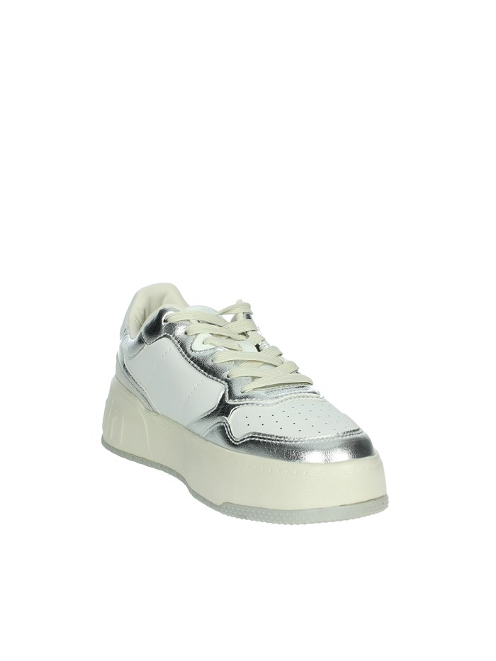 SNEAKERS BASSA DFSH321088 BIANCO/ARGENTO