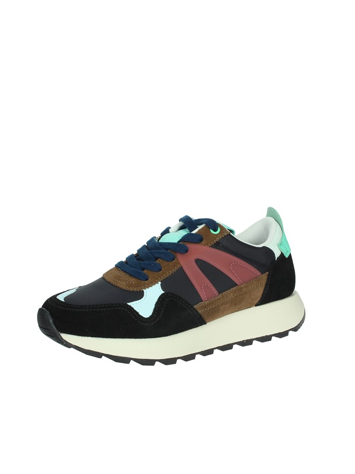 SNEAKERS BASSA VESTAL NERO/BLU