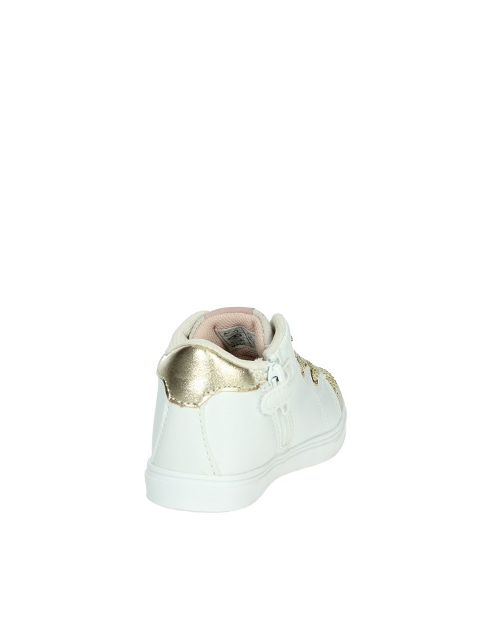 SNEAKERS BASSA M2504 BIANCO/ORO