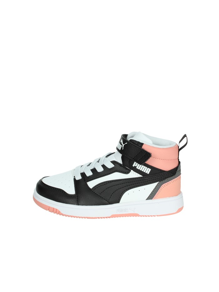 SNEAKERS ALTA 393832 BIANCO/NERO/ROSA