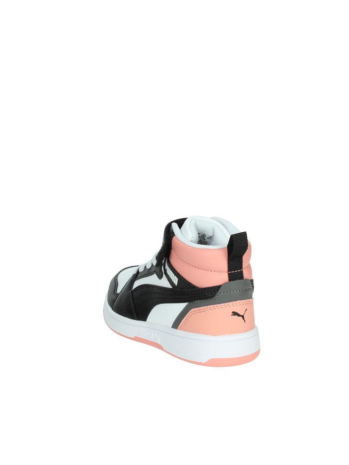 SNEAKERS ALTA 393832 BIANCO/NERO/ROSA