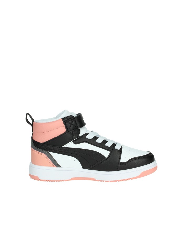 SNEAKERS ALTA 393832 BIANCO/NERO/ROSA