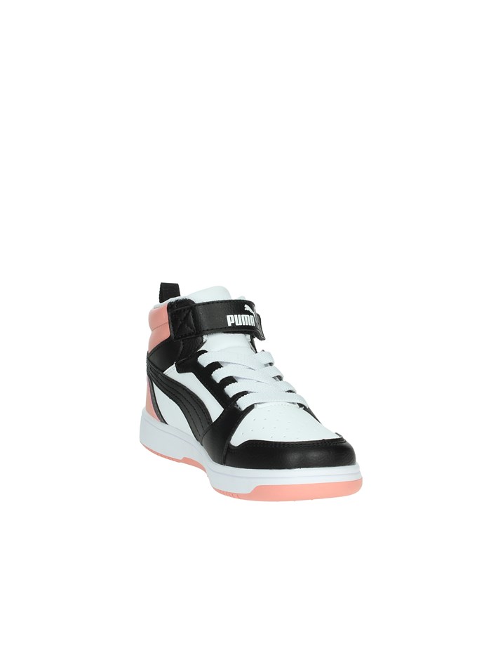 SNEAKERS ALTA 393832 BIANCO/NERO/ROSA