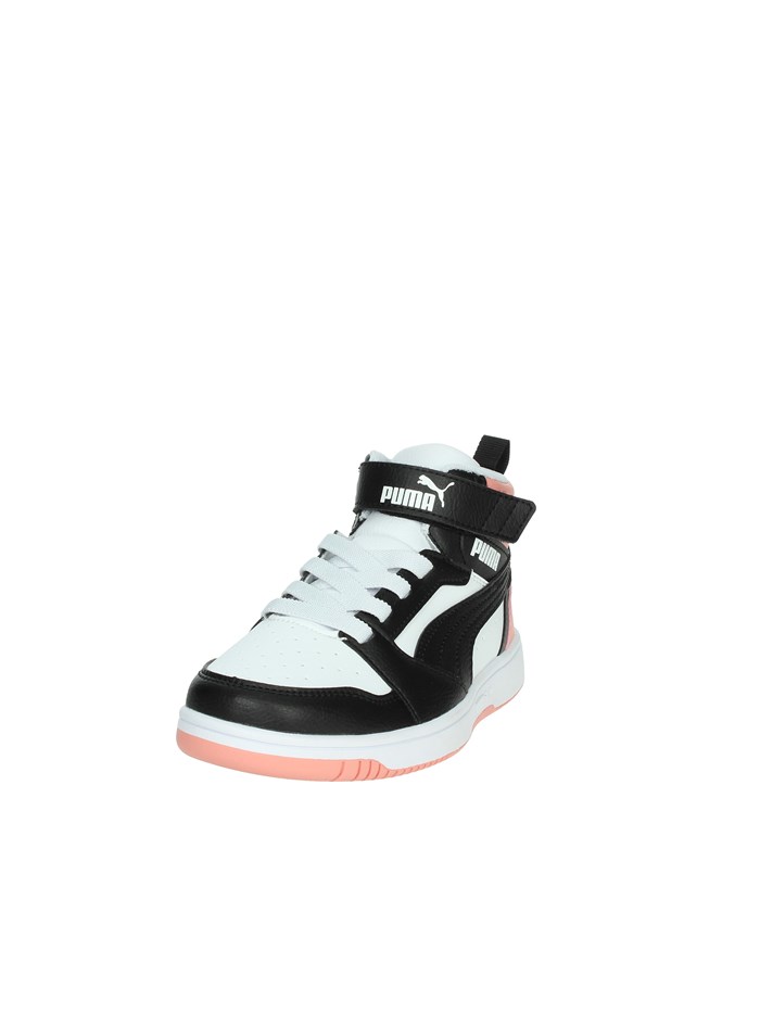 SNEAKERS ALTA 393832 BIANCO/NERO/ROSA