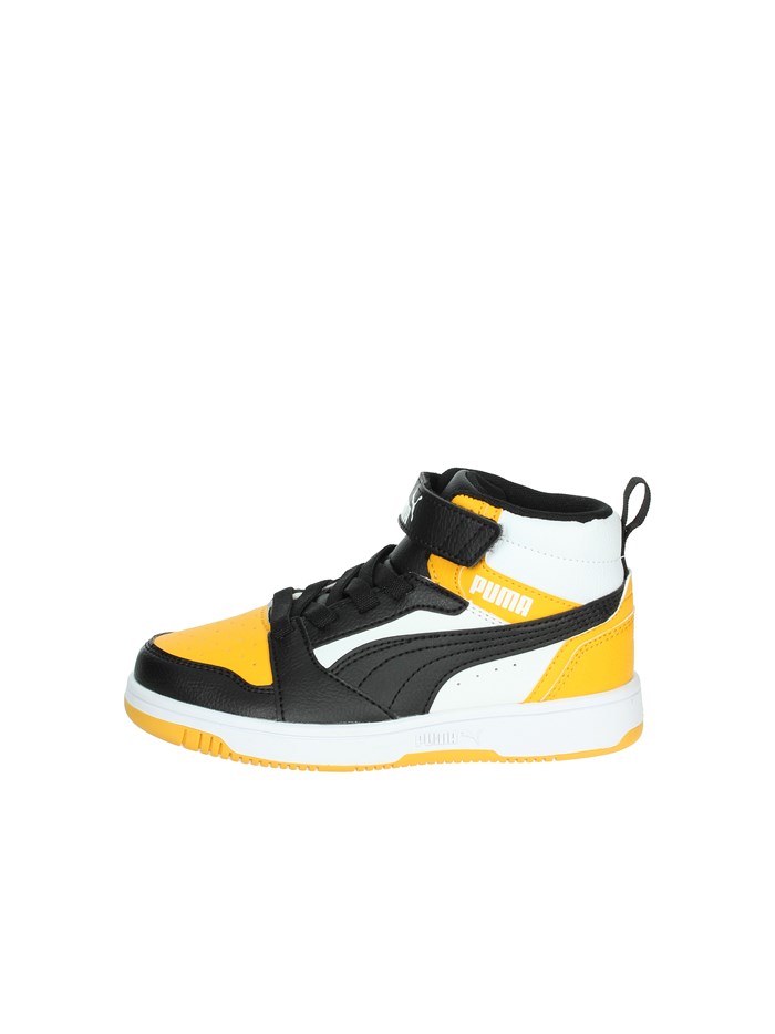 SNEAKERS ALTA 393832 BIANCO/GIALLO