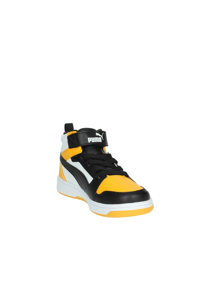 SNEAKERS ALTA 393832 BIANCO/GIALLO