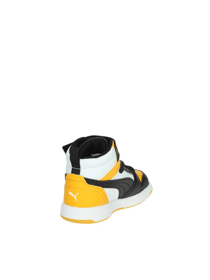 SNEAKERS ALTA 396542 BIANCO/GIALLO