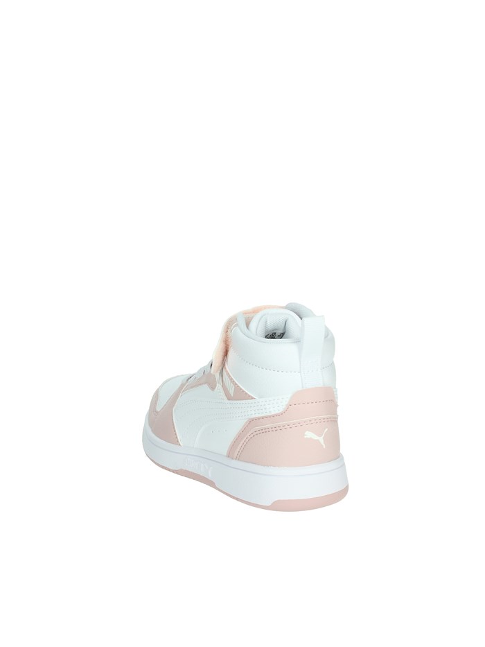 SNEAKERS ALTA 393832 BIANCO/ROSA