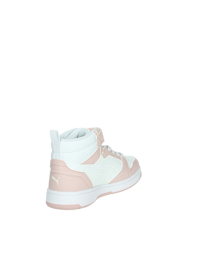 SNEAKERS ALTA 393832 BIANCO/ROSA