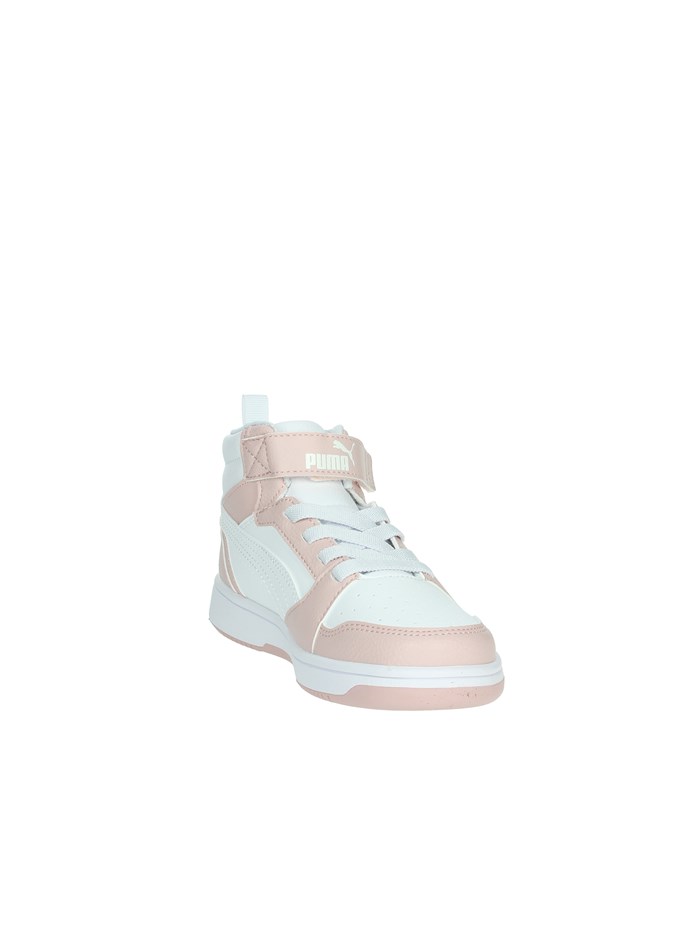 SNEAKERS ALTA 393832 BIANCO/ROSA