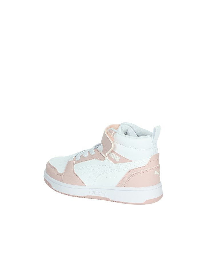 SNEAKERS ALTA 393832 BIANCO/ROSA