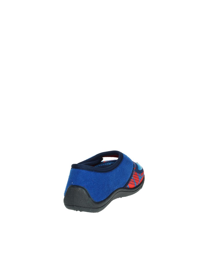 CIABATTA INVERNALE SP013075 BLU/ROSSO