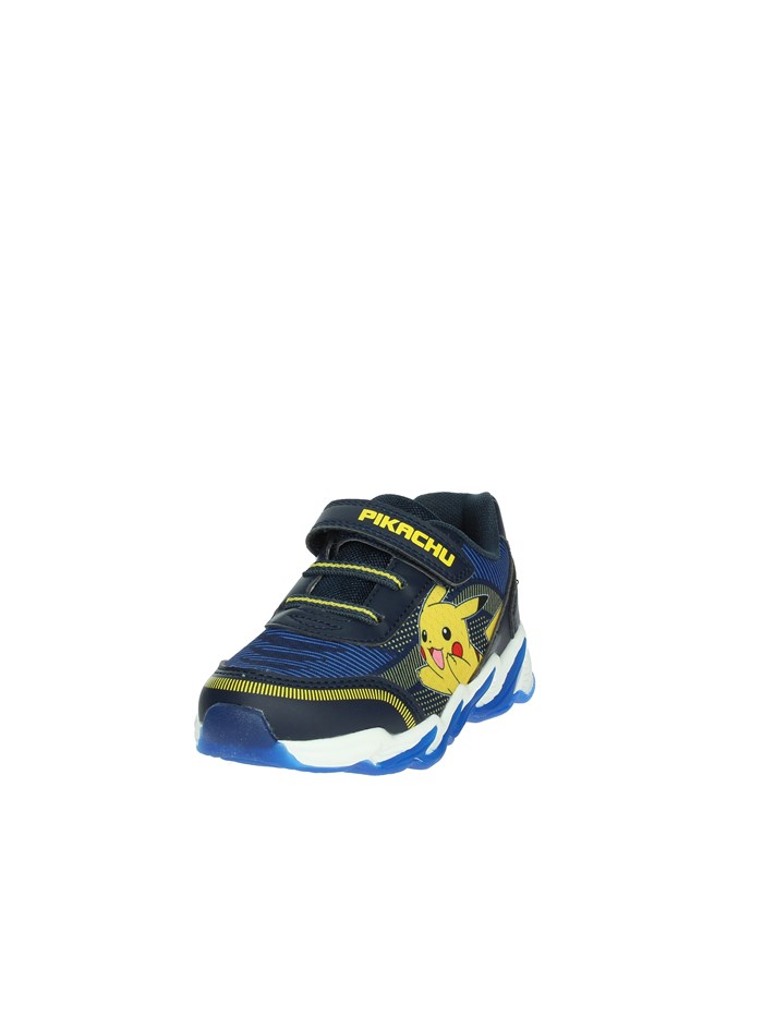 SNEAKERS BASSA PO001705 BLU/GIALLO