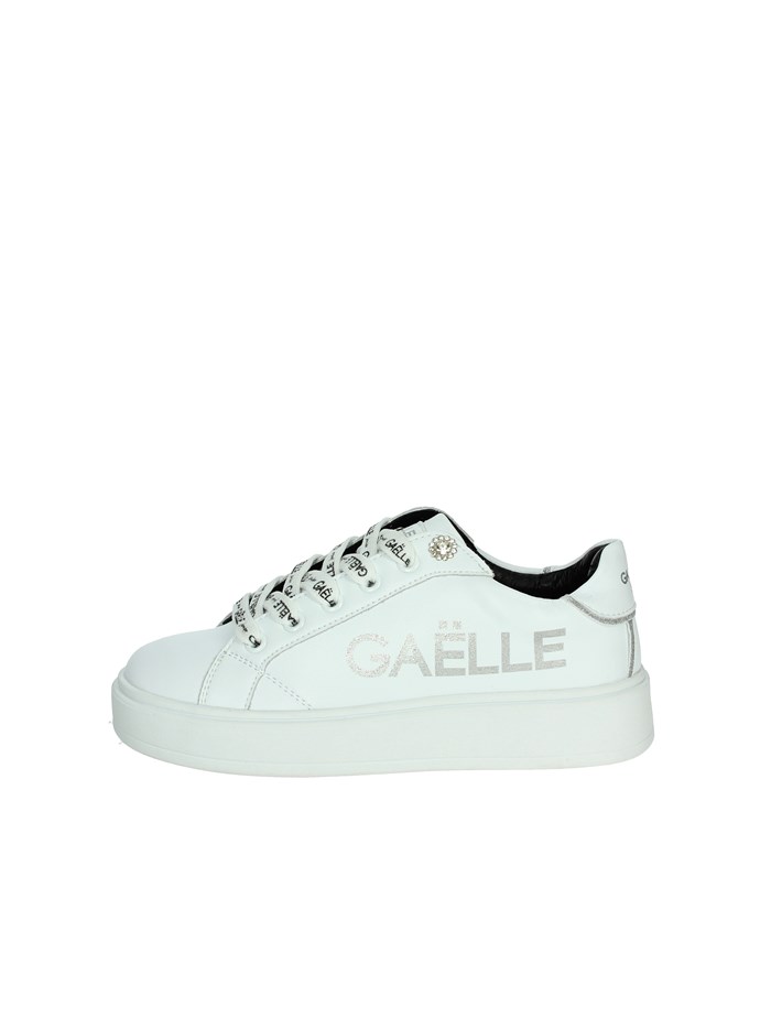 SNEAKERS BASSA GS0007L BIANCO/ARGENTO