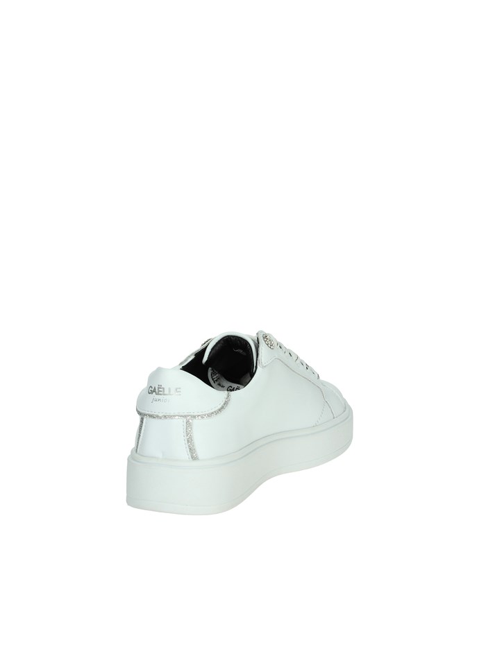 SNEAKERS BASSA GS0007L BIANCO/ARGENTO