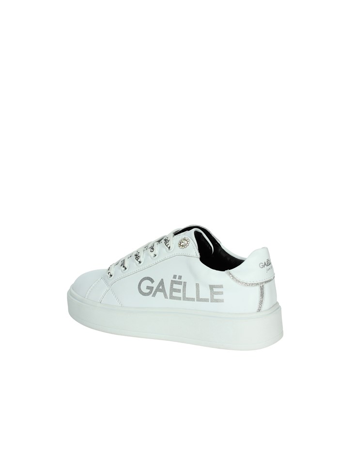 SNEAKERS BASSA GS0007L BIANCO/ARGENTO