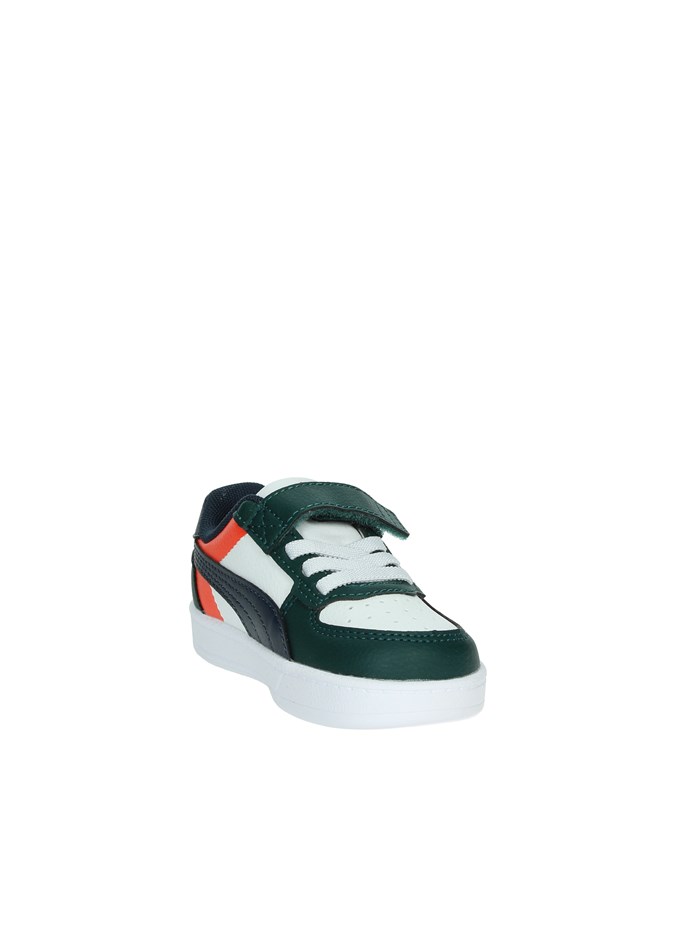 SNEAKERS BASSA 394463 BIANCO/VERDONE