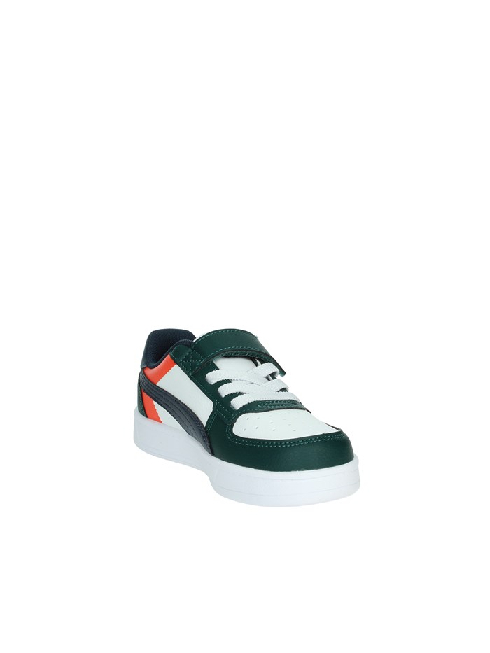 SNEAKERS BASSA 394462 BIANCO/VERDONE