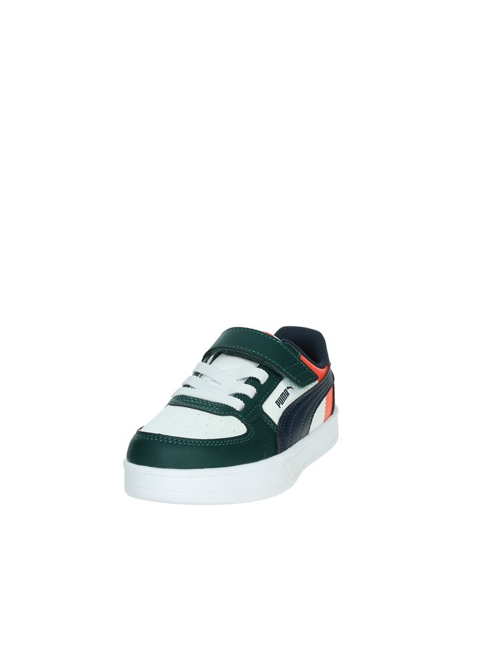 SNEAKERS BASSA 394462 BIANCO/VERDONE