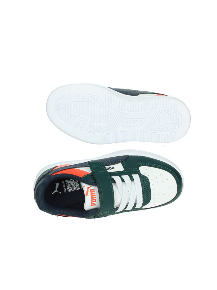 SNEAKERS BASSA 394462 BIANCO/VERDONE