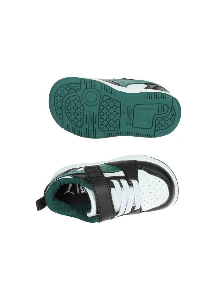 SNEAKERS BASSA 397420 BIANCO/VERDE