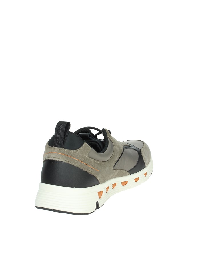 SNEAKERS BASSA U46HRA 0FU22 GRIGIO/NERO