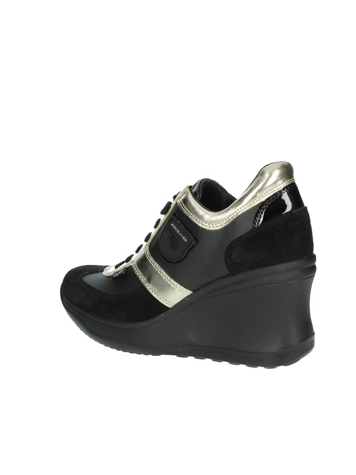 SNEAKERS BASSA BRIGITTE 1800 NERO/ORO