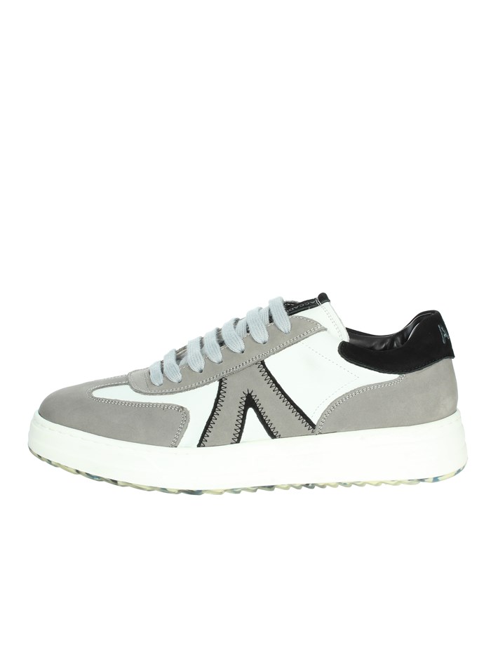 SNEAKERS BASSA AC-061 BIANCO/GRIGIO