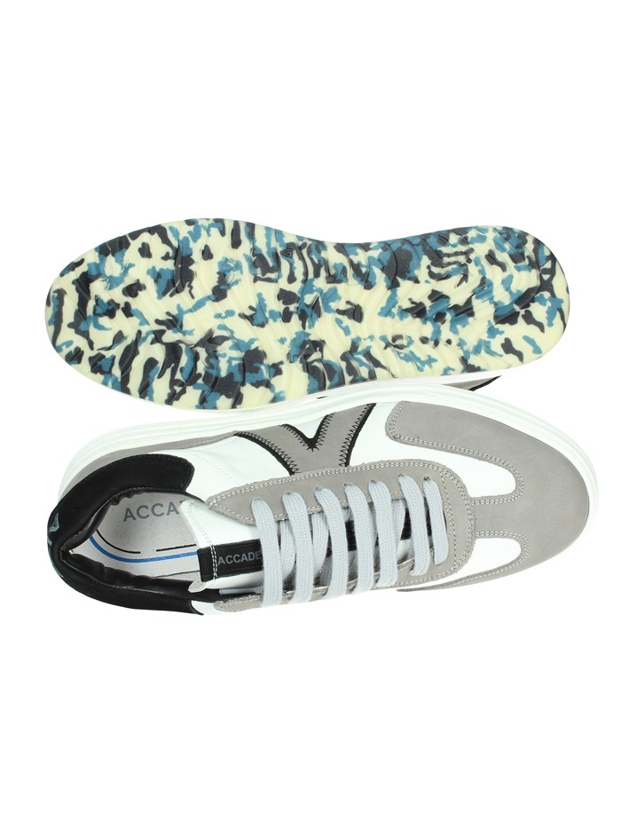 SNEAKERS BASSA AC-061 BIANCO/GRIGIO