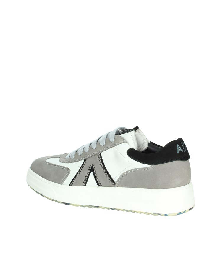 SNEAKERS BASSA AC-061 BIANCO/GRIGIO