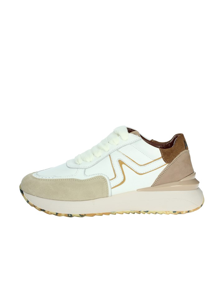 SNEAKERS BASSA AC-051 BIANCO/BEIGE